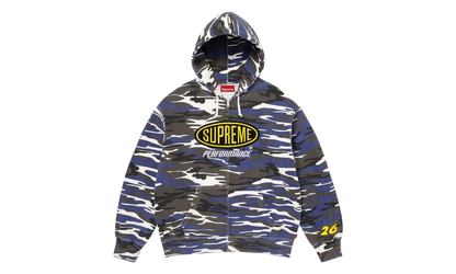 Performance Zip Up Hoodie "SS26 - Blue Camo" SU27285
