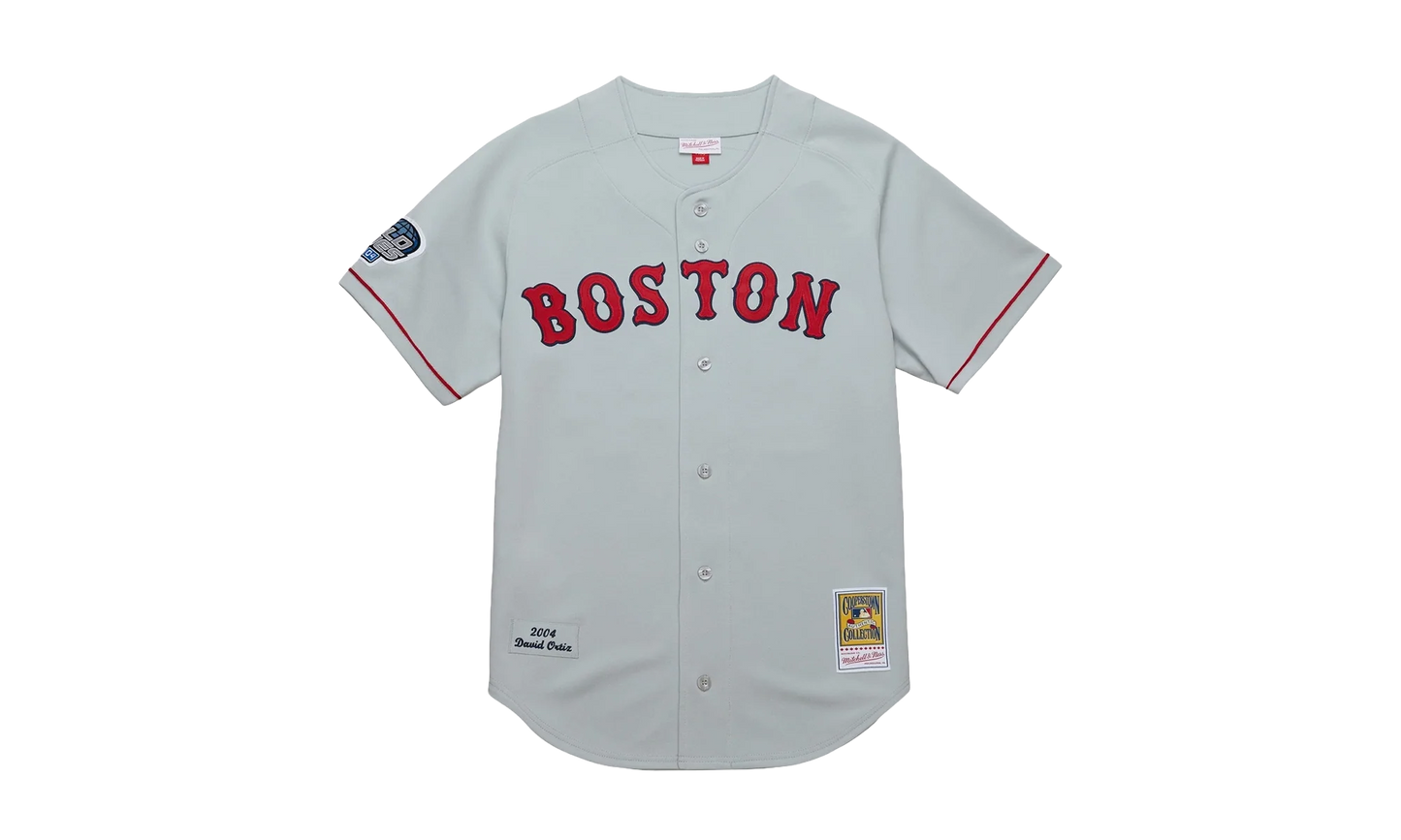 MLB David Ortiz Jersey "2004 Boston Red Sox – Chrome" AJY17181 BRS04DORCHRM