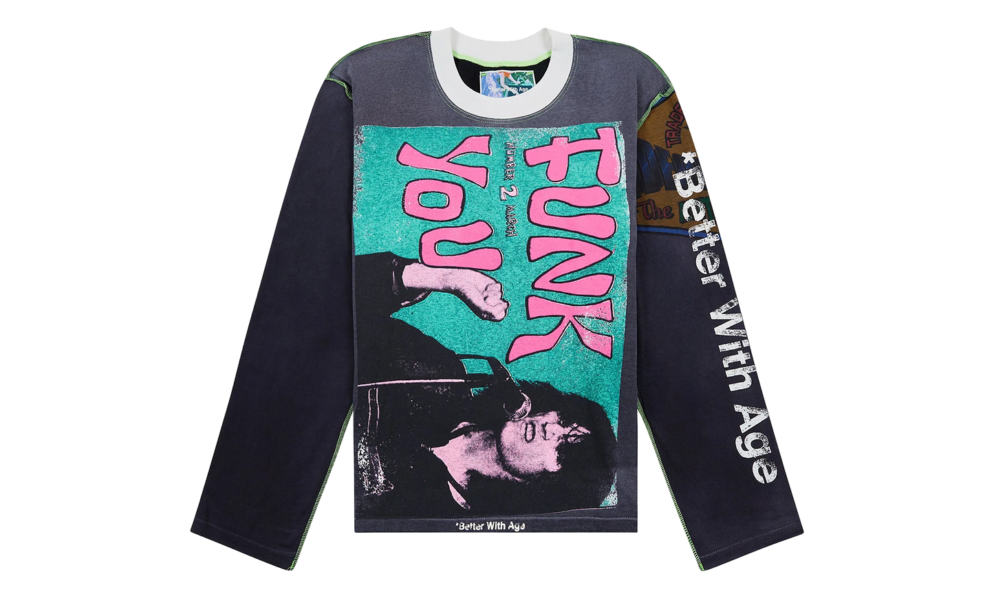 Rivka Reversible Long-Sleeve Tee "Star" BWA66