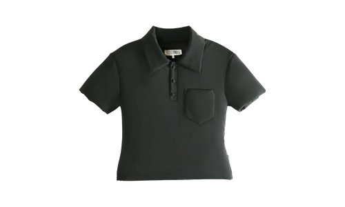 Padded Polo Shirt WMNS "Black" S62GL0023 M35609 900