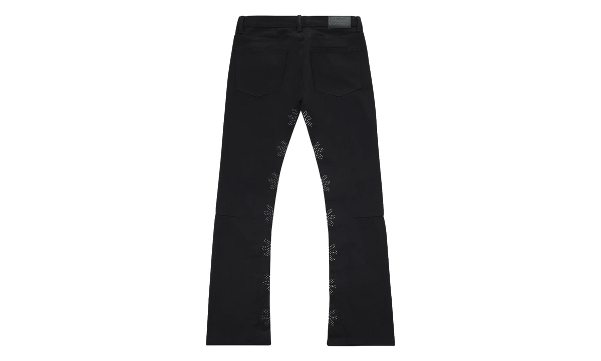 Studded Denim Pants "Black" LSDSB