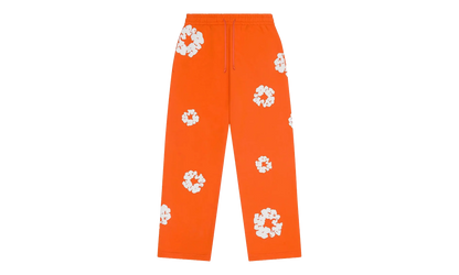 Cotton Wreath Baggy Sweatpants "Orange" DT449