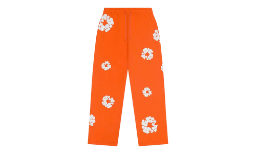 Cotton Wreath Baggy Sweatpants "Orange" DT449