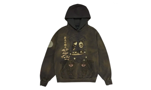 Travis Scott Cactus Jack x Takashi Murakami Hollow Hoodie "Brown" CPFM47