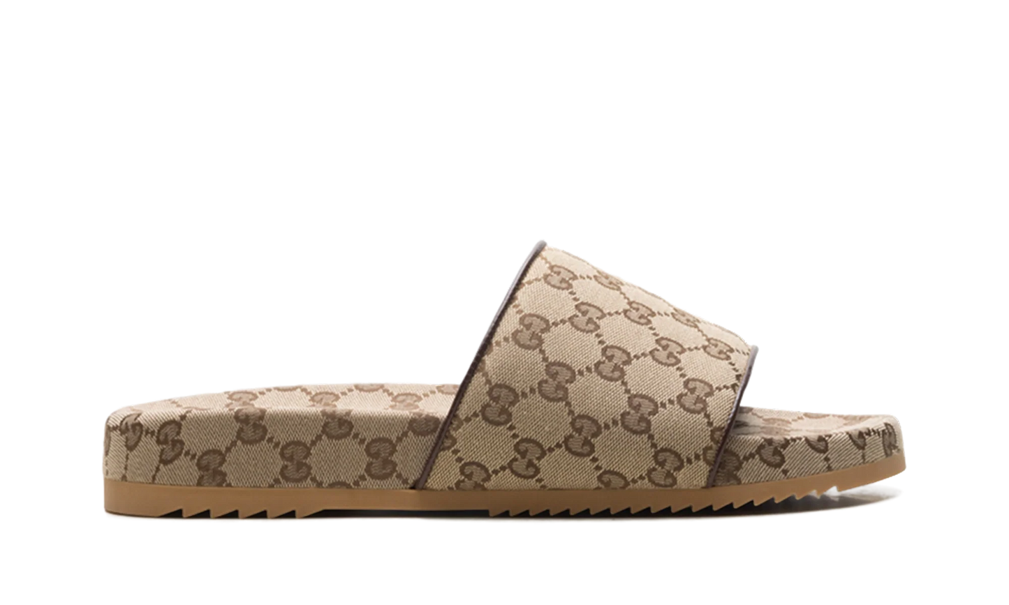 GG Slide "Beige Canvas" 624695 H6320 9763