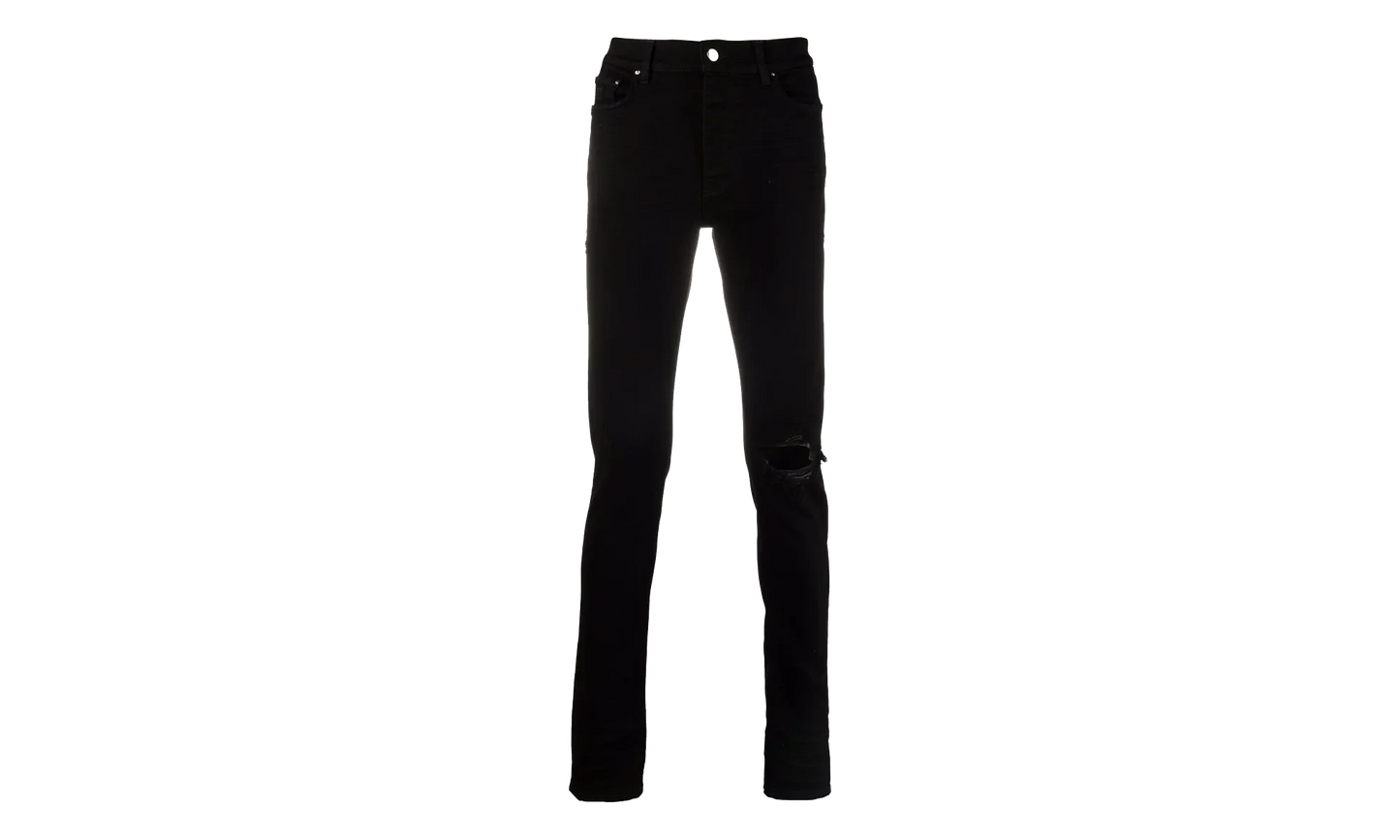Broken Jeans "Aged Black" PXMD004 001