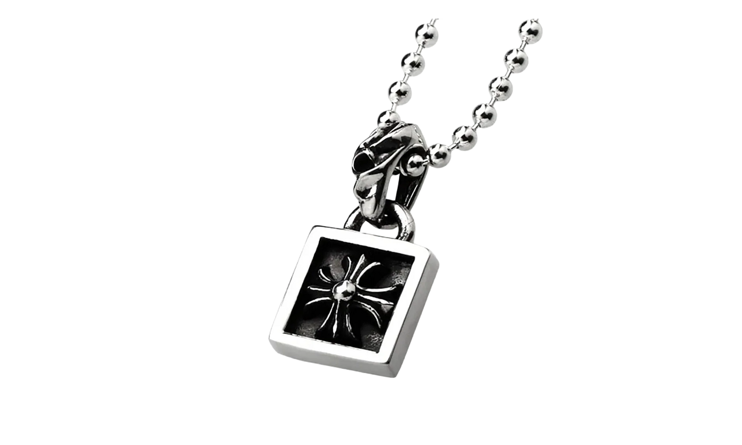 FRAMED CH PLUS CHARM & Ball Chain "Silver" CHRM0732