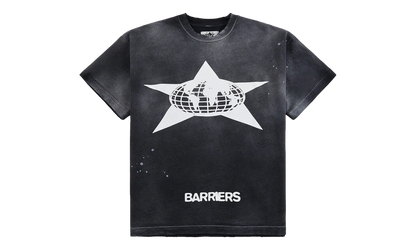 Distressed Star Tee "Vintage Black" BAR30