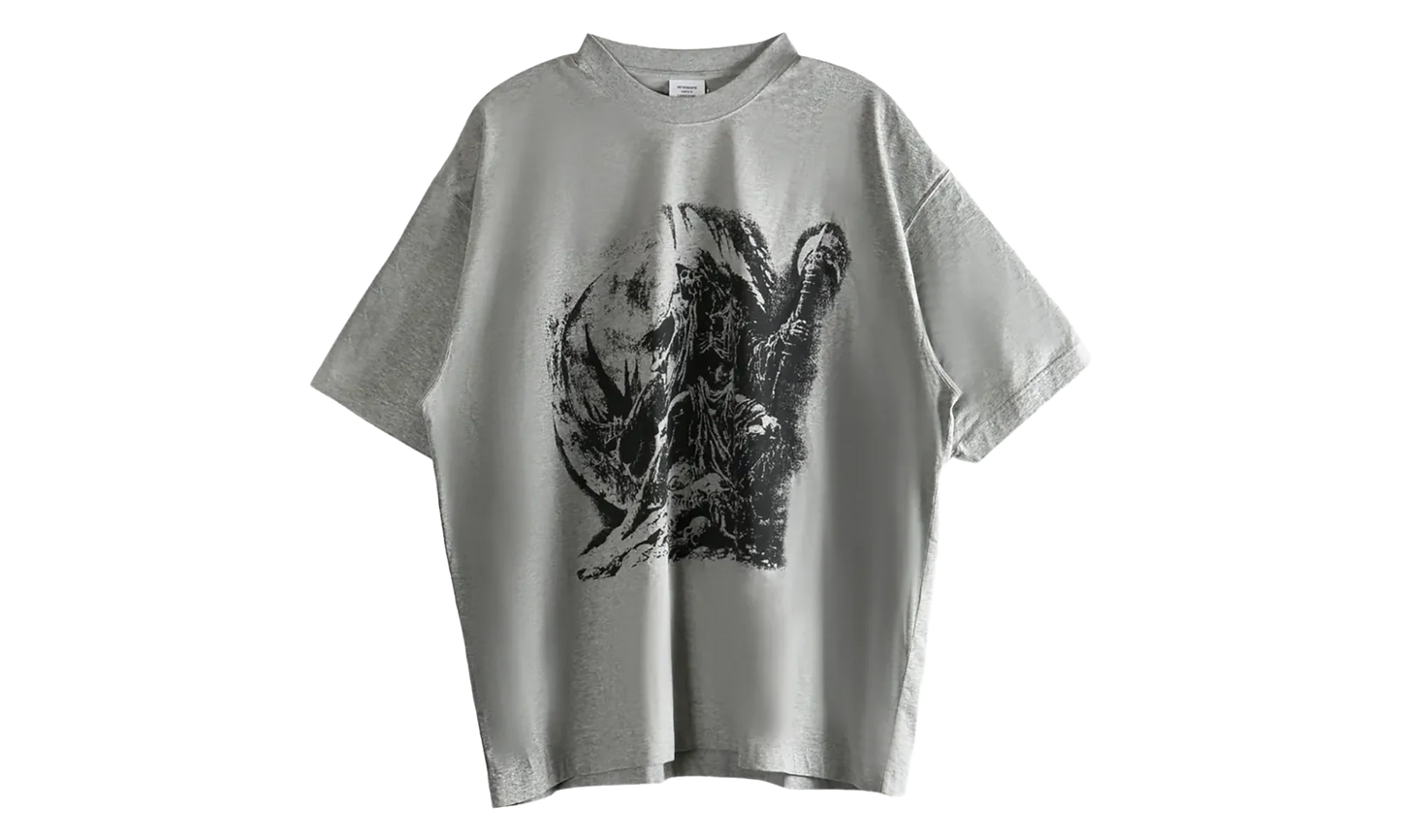 Goth Oversized T-Shirt "Grey Melange" UH76TR800G GREY