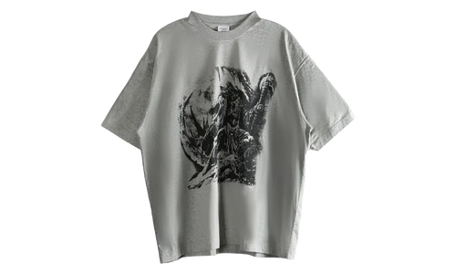 Goth Oversized T-Shirt "Grey Melange" UH76TR800G GREY