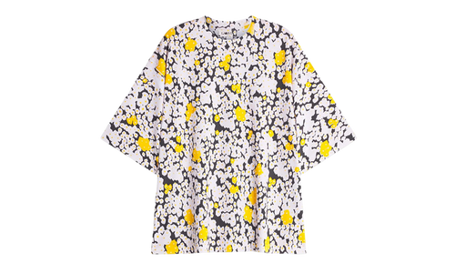 OVERSIZED PRINTED TEE "WHITE/MULTICOLOR" RM TS0026 J017 A23 01S1