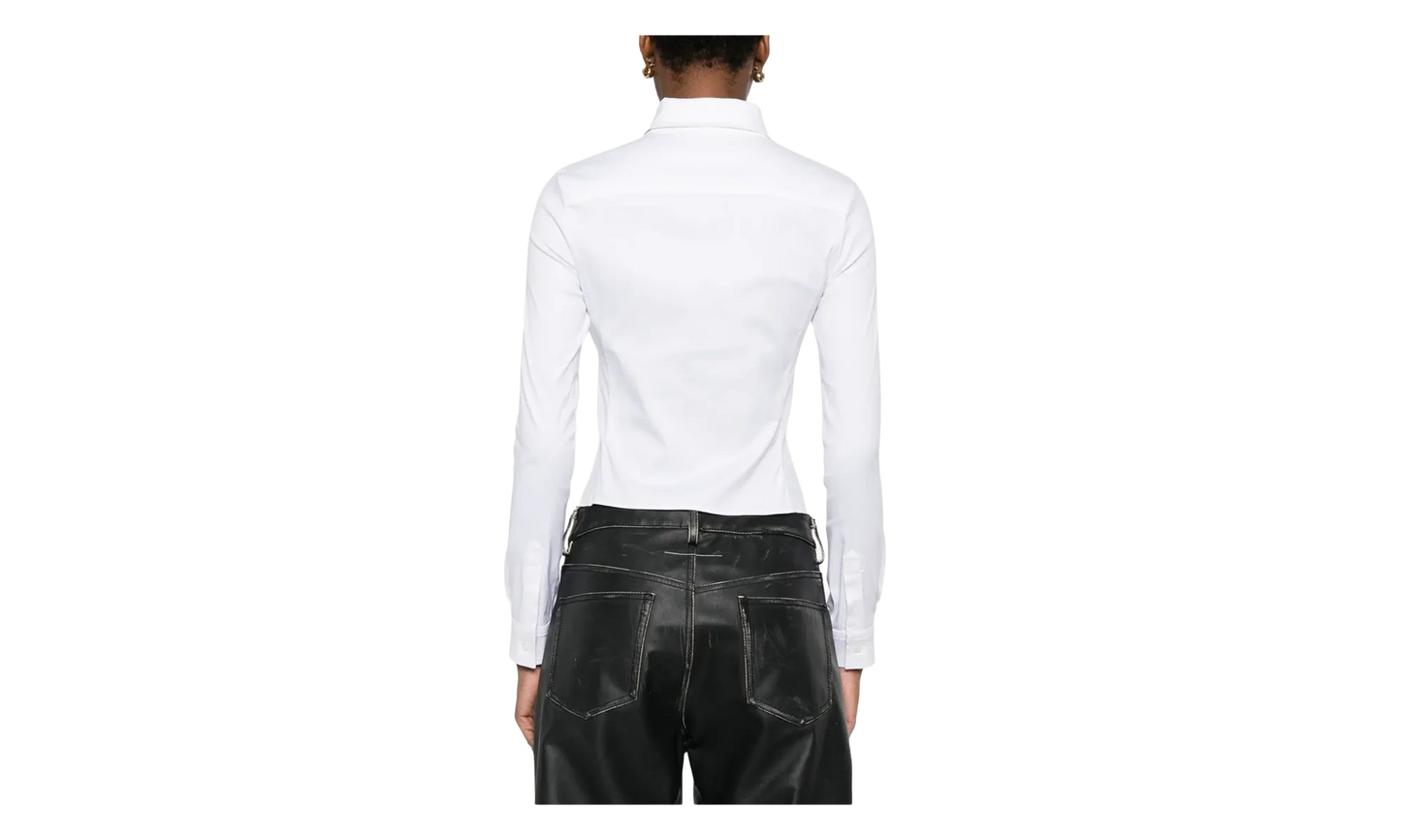 Ruched Shirt WMNS "White" 850785 TSM19 9000