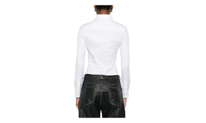 Ruched Shirt WMNS "White" 850785 TSM19 9000