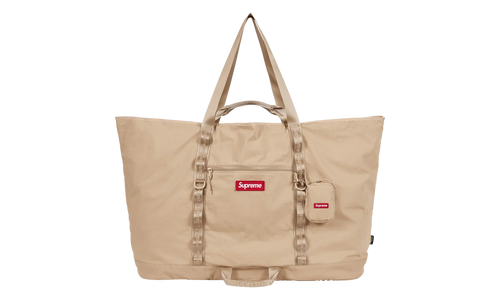 X-Large Tote Bag + Utility Pouch "SS26 - Tan" SU27287