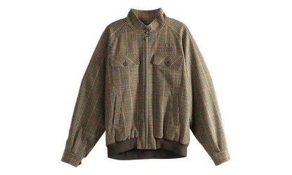 Houndstooth Check Blouson Jacket WMNS "Brown" ML1261 S OOO 181J F0040