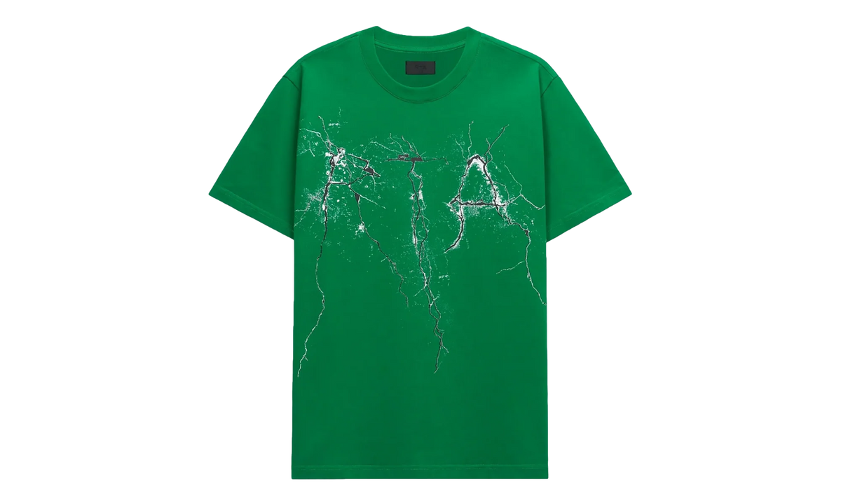 Liam Cracked Logo T-Shirt "Green" MCCTK911 T119GRCRC