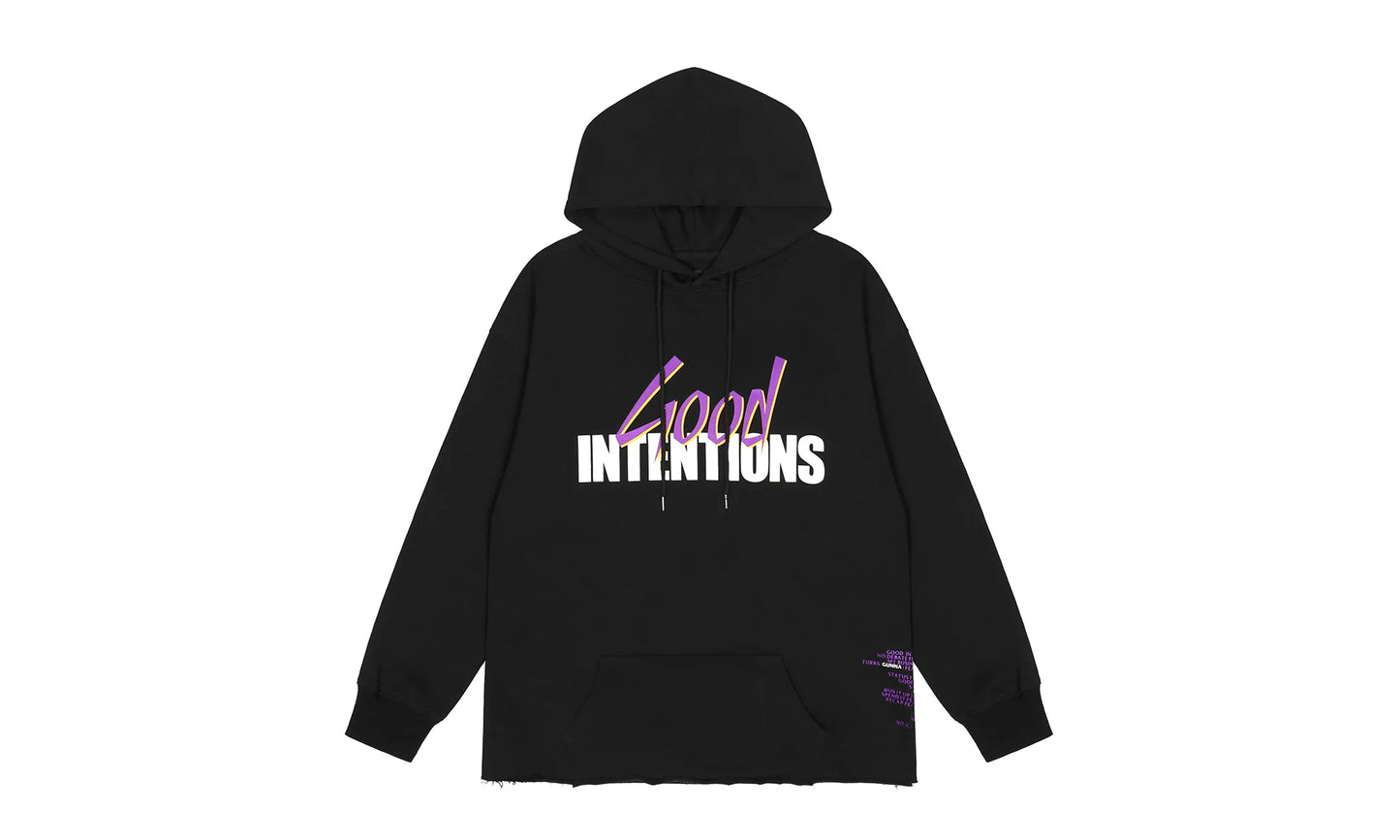 Nav Doves Hoodie "Good Intentions - Black" 1020 100000106NDGI BLAC
