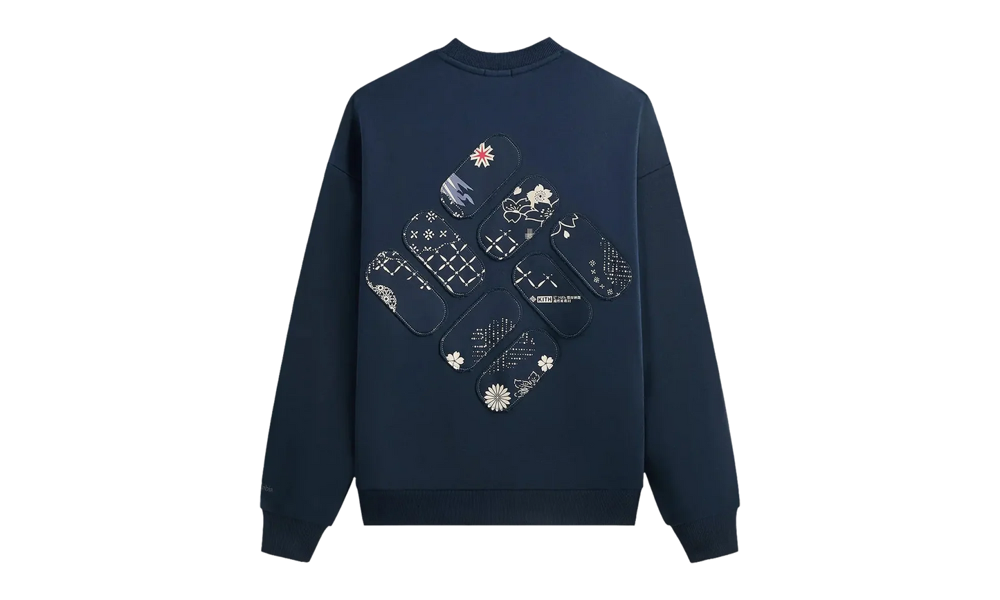 Patchwork Vintage Nelson Crewneck "Columbia - Nocturnal" KHM034120 413