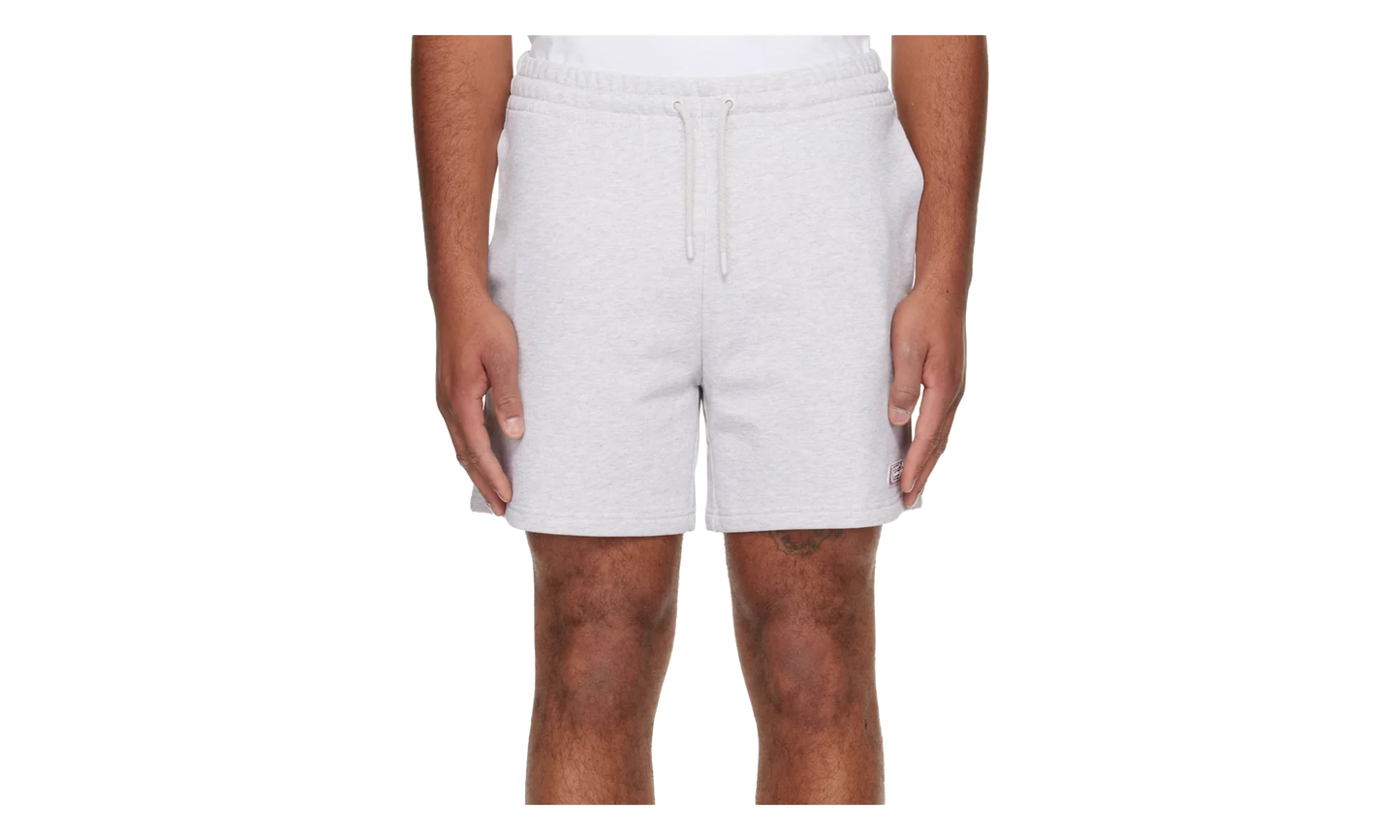 PVC Patch Grey Marle Jersey Sweatshorts "Grey" 252195M193024