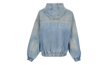MA Denim Zip Hoodie "Perfect Antique Indigo" AMOUJA1037 543
