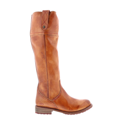 Bed Stu Jacqueline F311032 Womens Brown Leather Zipper Knee High Boots