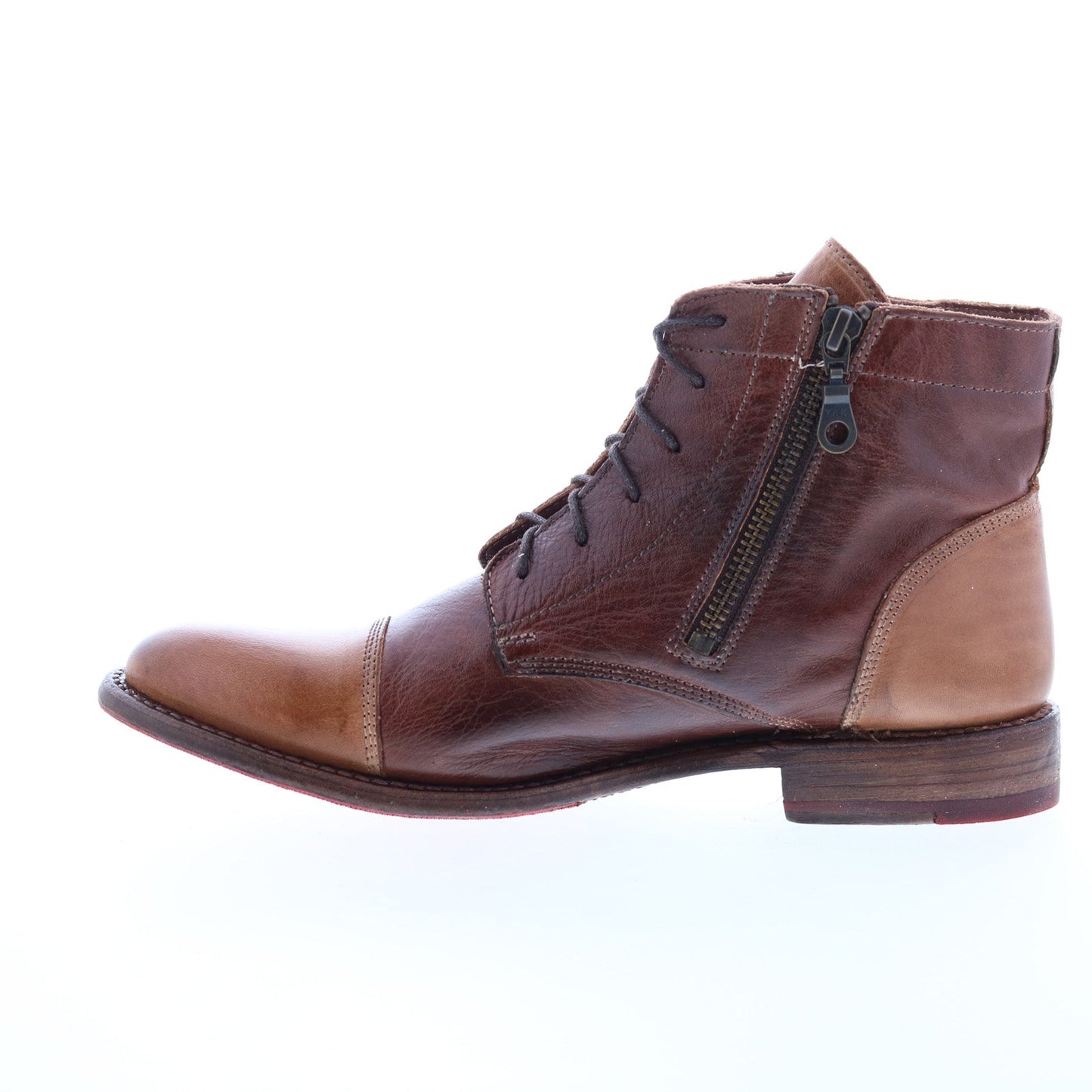 Bed Stu Bonnie F321012 Womens Brown Leather Lace Up Casual Dress Boots