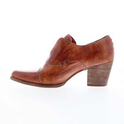 Bed Stu Helen F327007 Womens Brown Leather Oxfords & Lace Ups Casual Shoes