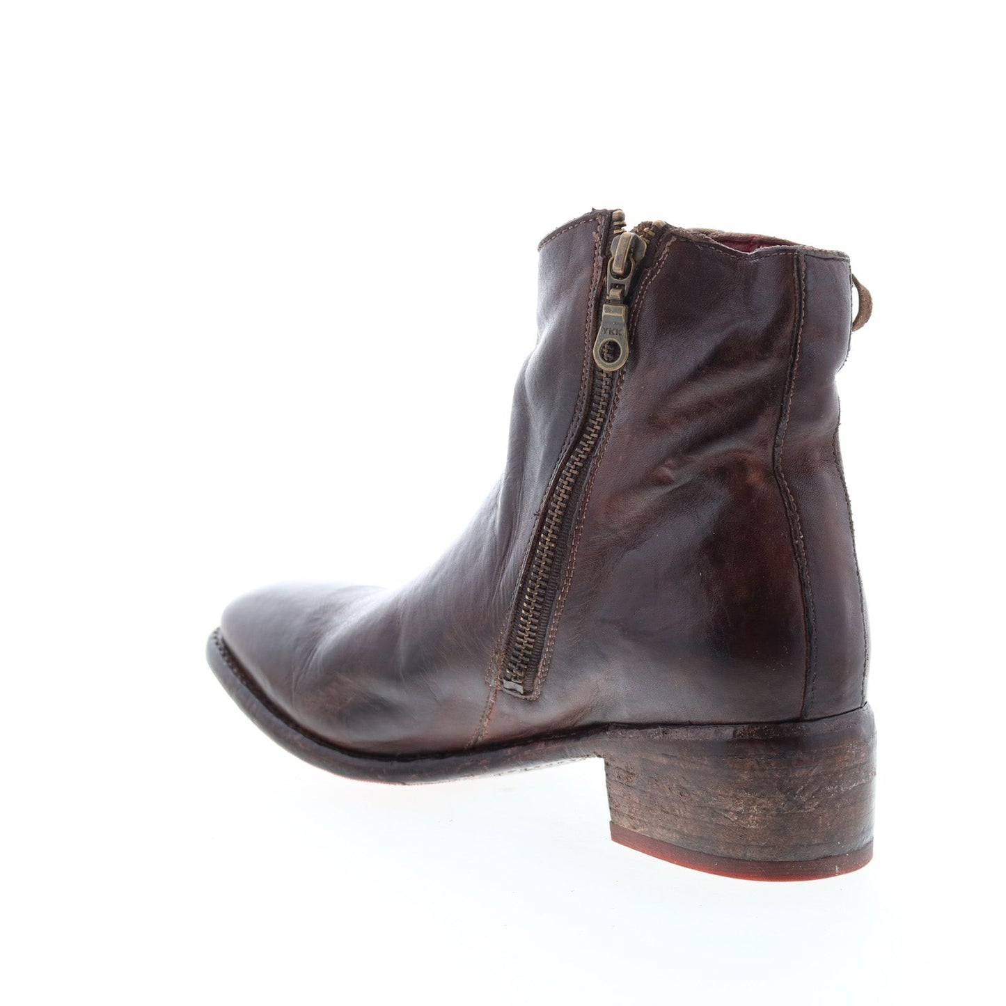Bed Stu Aldina F328016 Womens Brown Leather Lace Up Ankle & Booties Boots