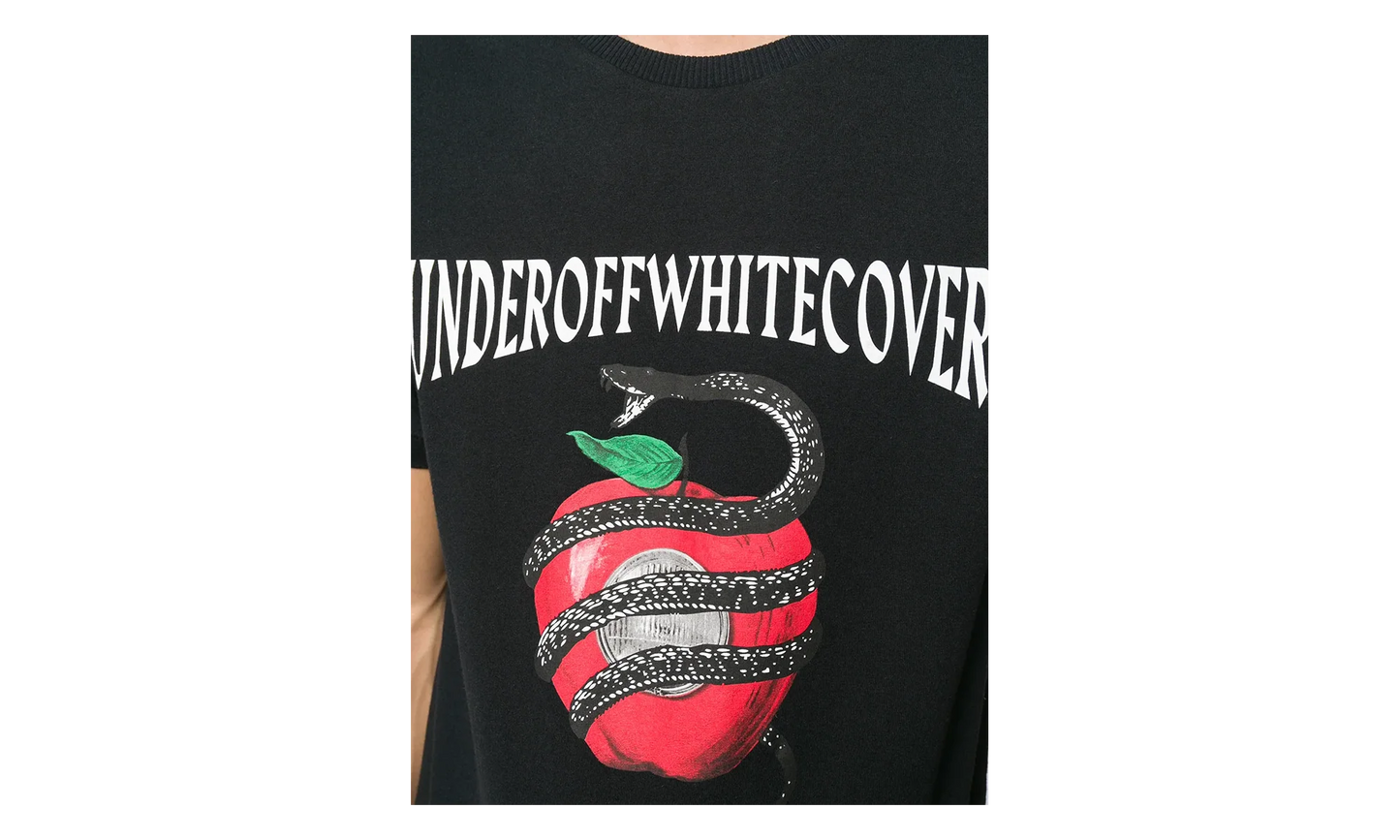 Undercover Apple T-Shirt "Black / Multicolor" OMAA027G19877012