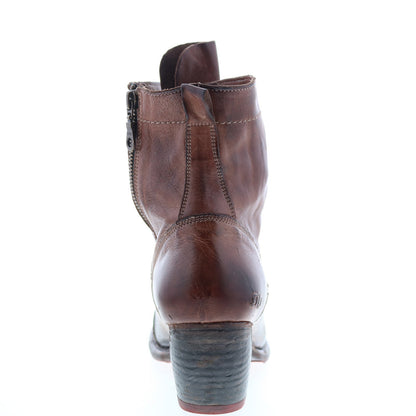 Bed Stu Judgement F385001 Womens Brown Leather Lace Up Casual Dress Boots