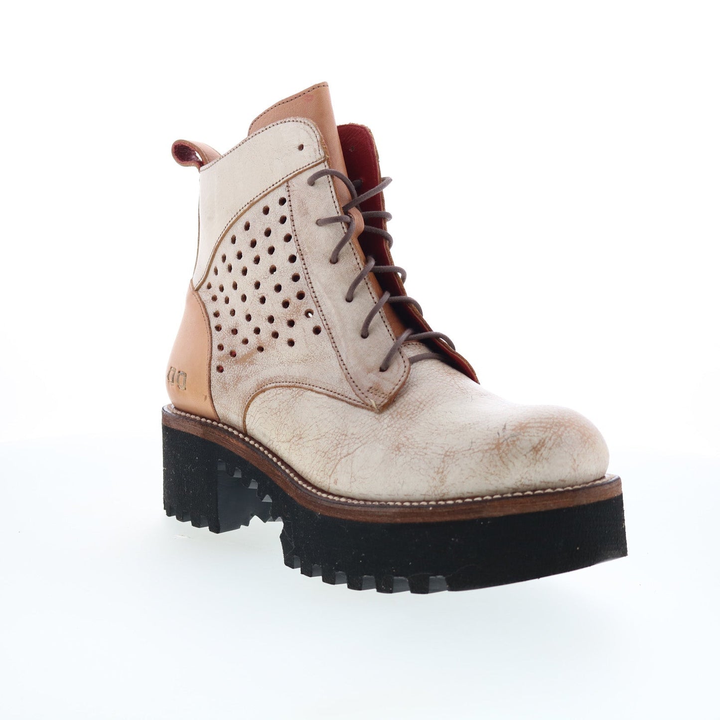 Bed Stu Tanzania F393086 Womens Brown Leather Lace Up Casual Dress Boots