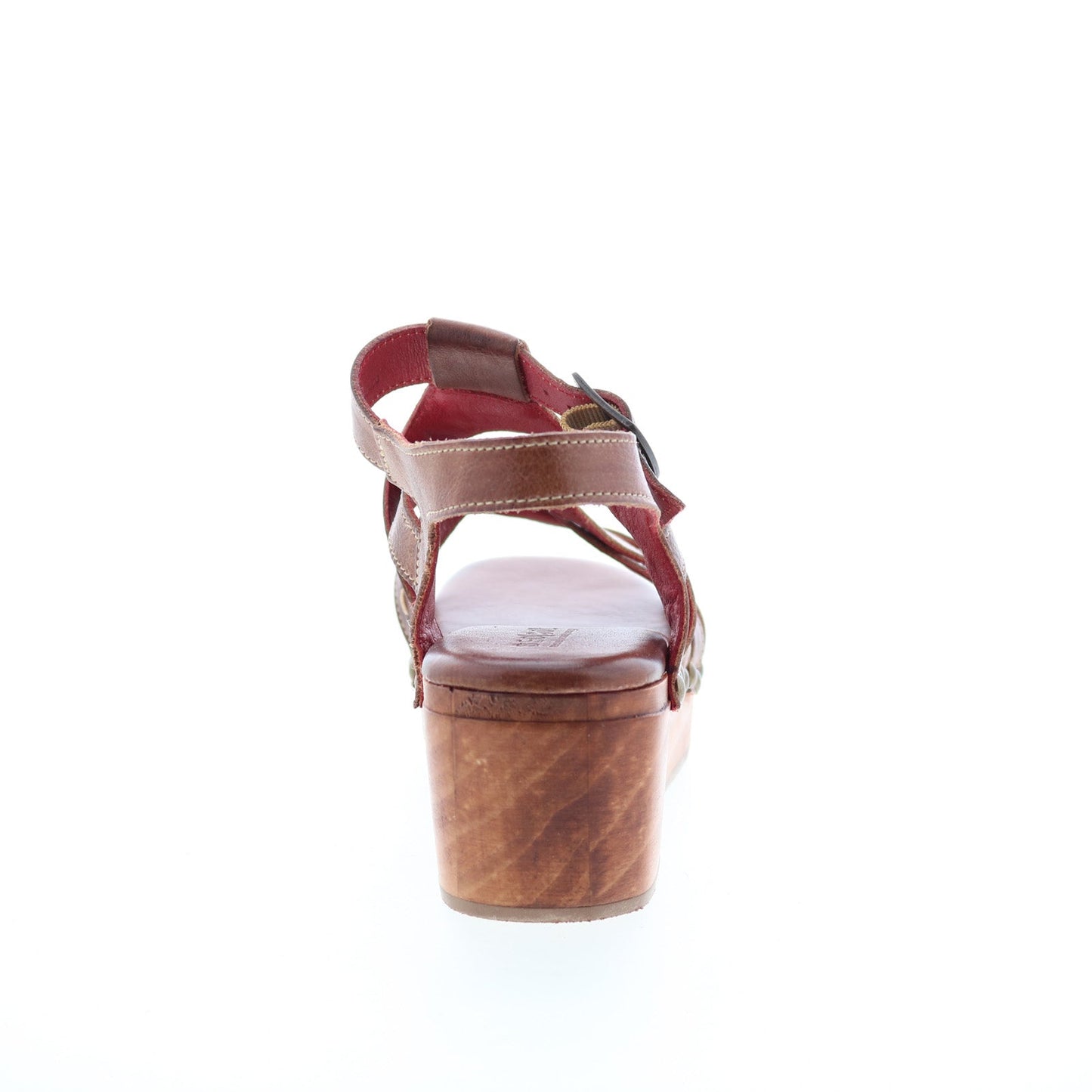 Bed Stu Shirley F399035 Womens Brown Leather Wedges Sandals Shoes