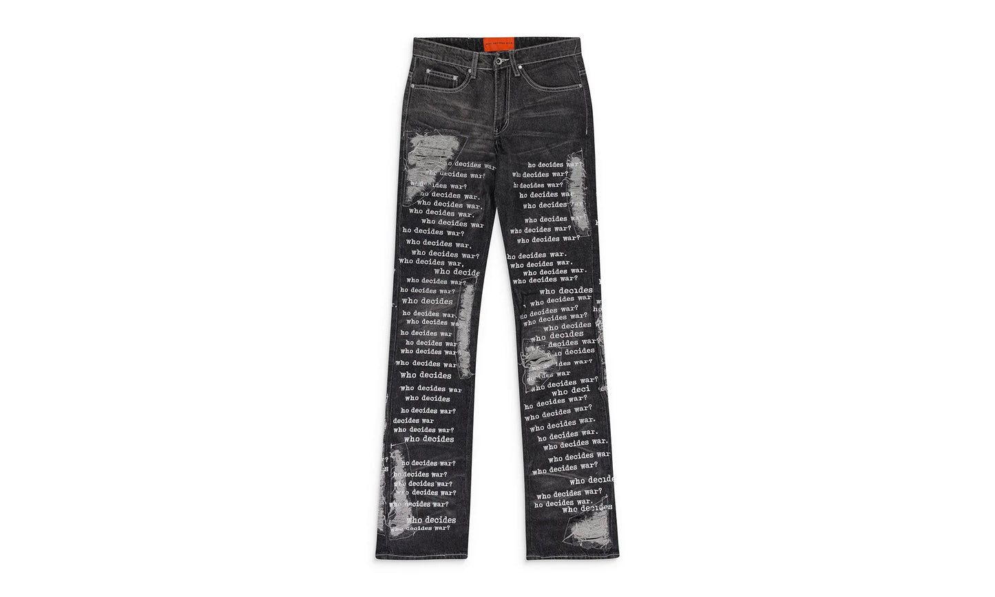 SCRIPTURE RELAXED FIT JEANS "Black" WDWMJNS 0004