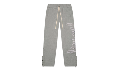 OG Logo Sweatpants V2 "Dark Grey / Silver Satin" GS065