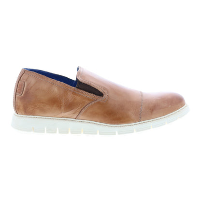 Bed Stu Kastor F423005 Mens Brown Leather Loafers & Slip Ons Casual Shoes