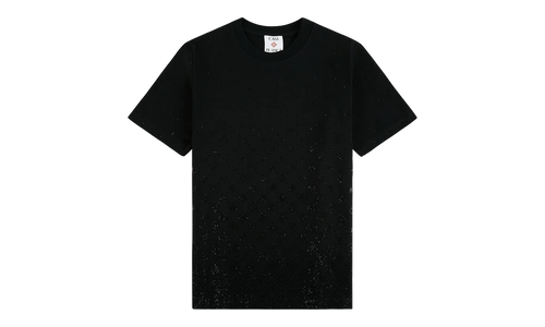 Crystal Monogram Logo Short Sleeve T‑Shirt "Black" M P26 JTS 001 10