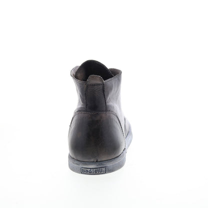 Bed Stu Duke II F437514 Mens Gray Leather Lace Up Casual Dress Boots