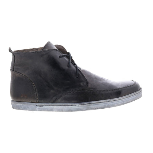 Bed Stu Duke II F437514 Mens Gray Leather Lace Up Casual Dress Boots