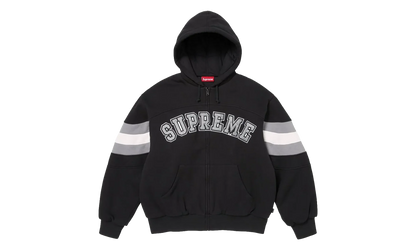 Filled Zip Up Hoodie "SS26 - Black" SU27292