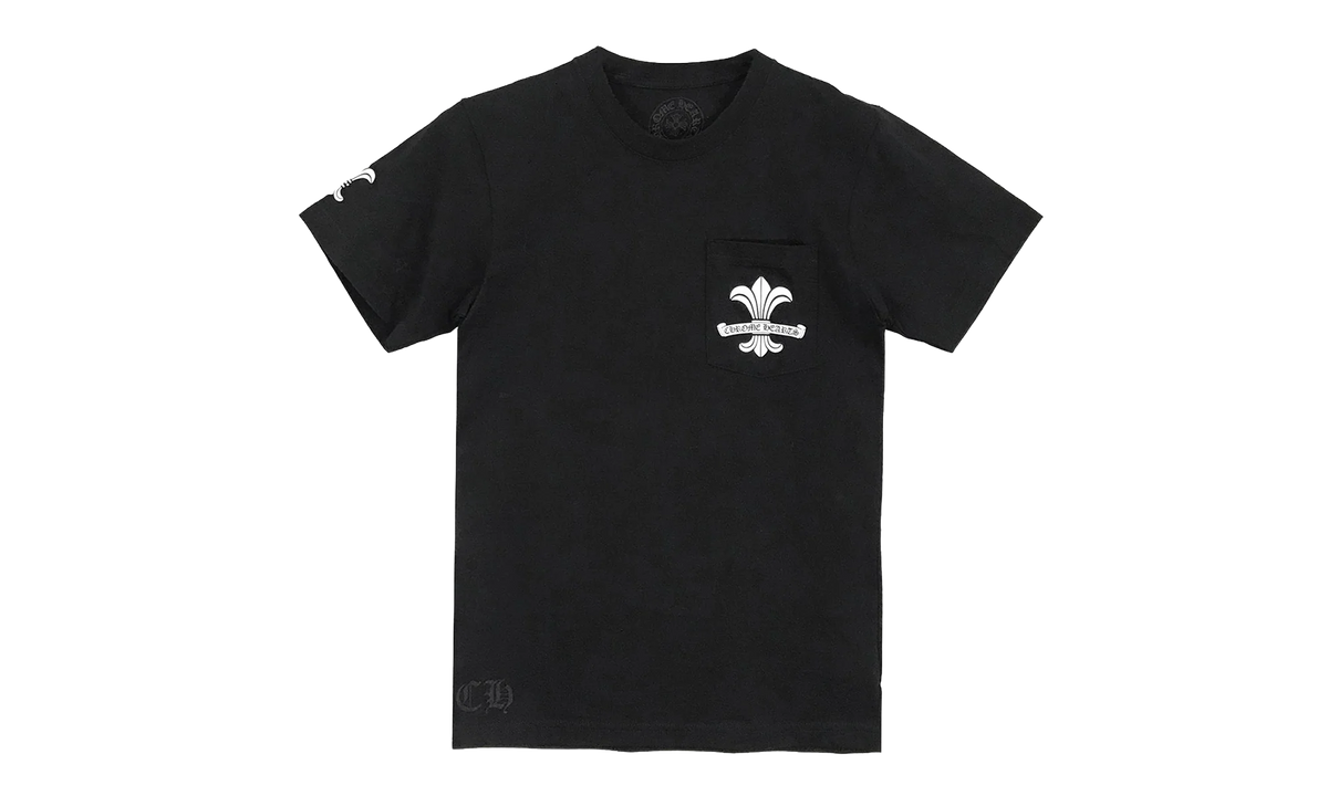 Fleur Scroll Logo Tee "Black" CHRM0763