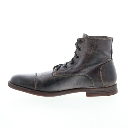 Bed Stu leonardo F479009 Mens Brown Leather Lace Up Casual Dress Boots