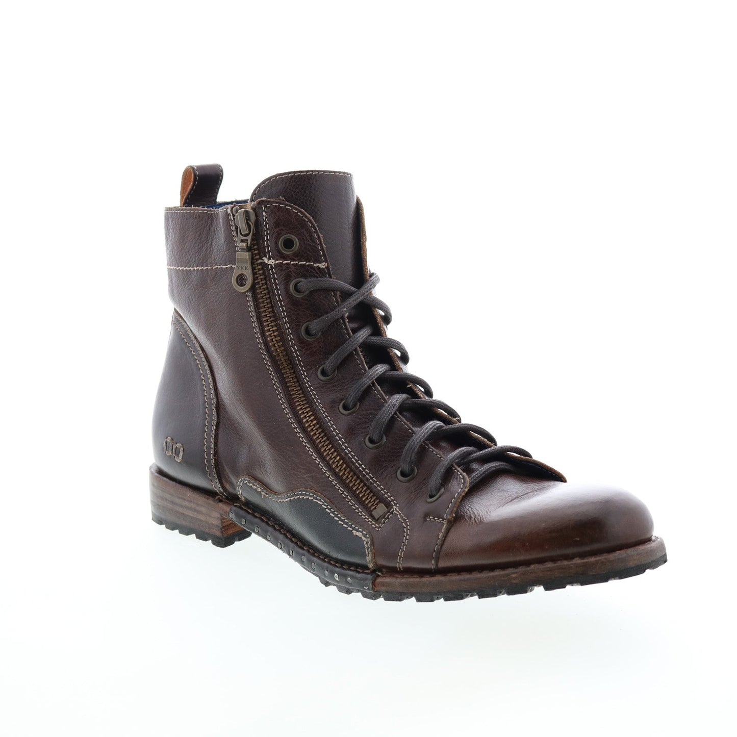 Bed Stu Old Bowen F479014 Mens Brown Leather Lace Up Casual Dress Boots