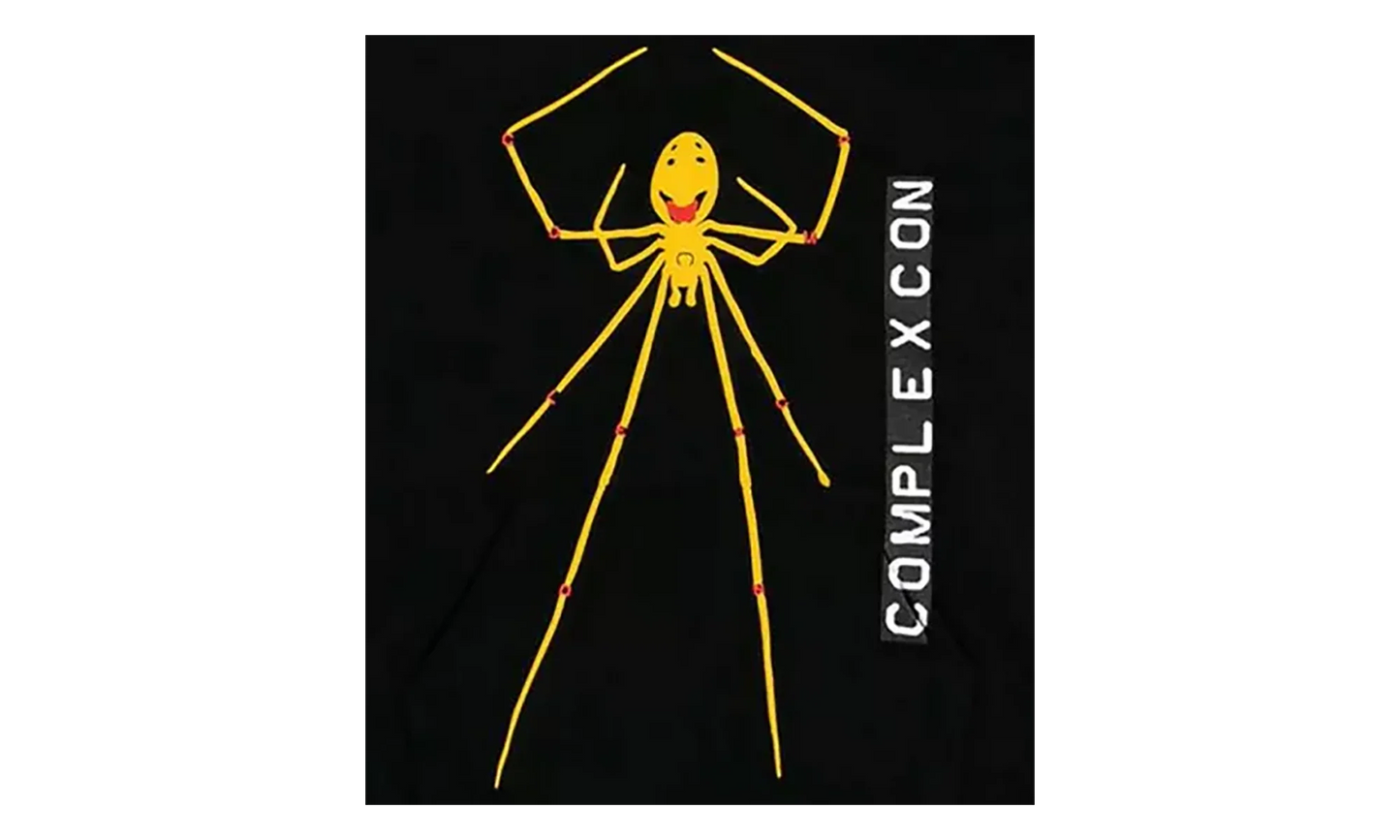 Cactus Plant Flea Market Smiley Spider Hoodie "ComplexCon - Black" CPFM28