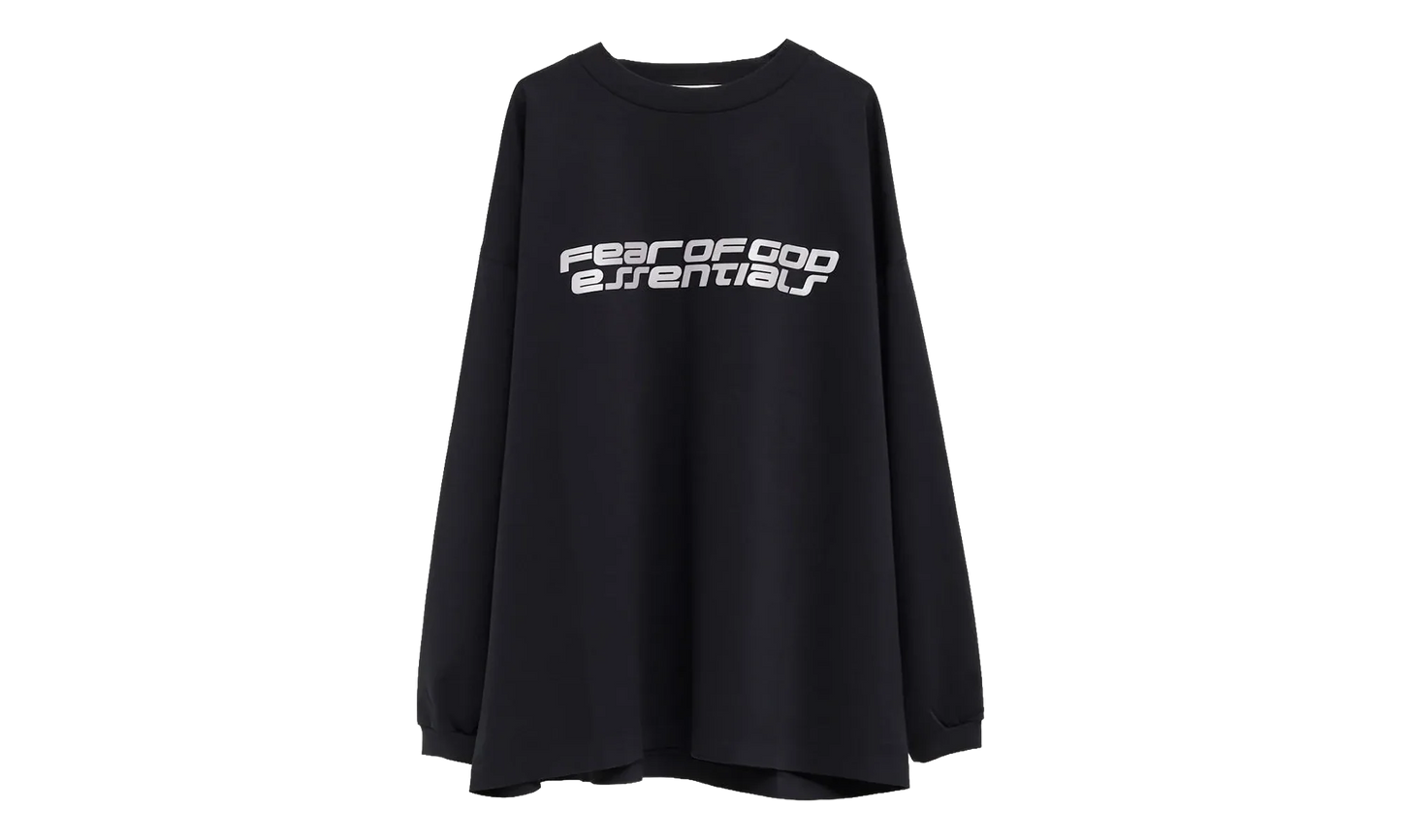 Ponte 90's Reflective Long Sleeve Tee "Vintage Black" 125HO254541F