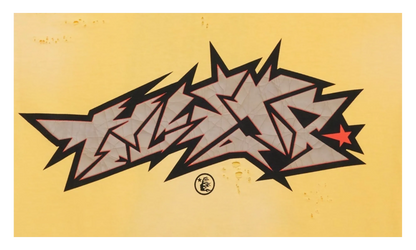 Crack Print Tee "Yellow" HSR205