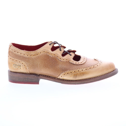 Bed Stu Doris II F519708 Womens Brown Leather Oxfords & Lace Ups Casual Shoes