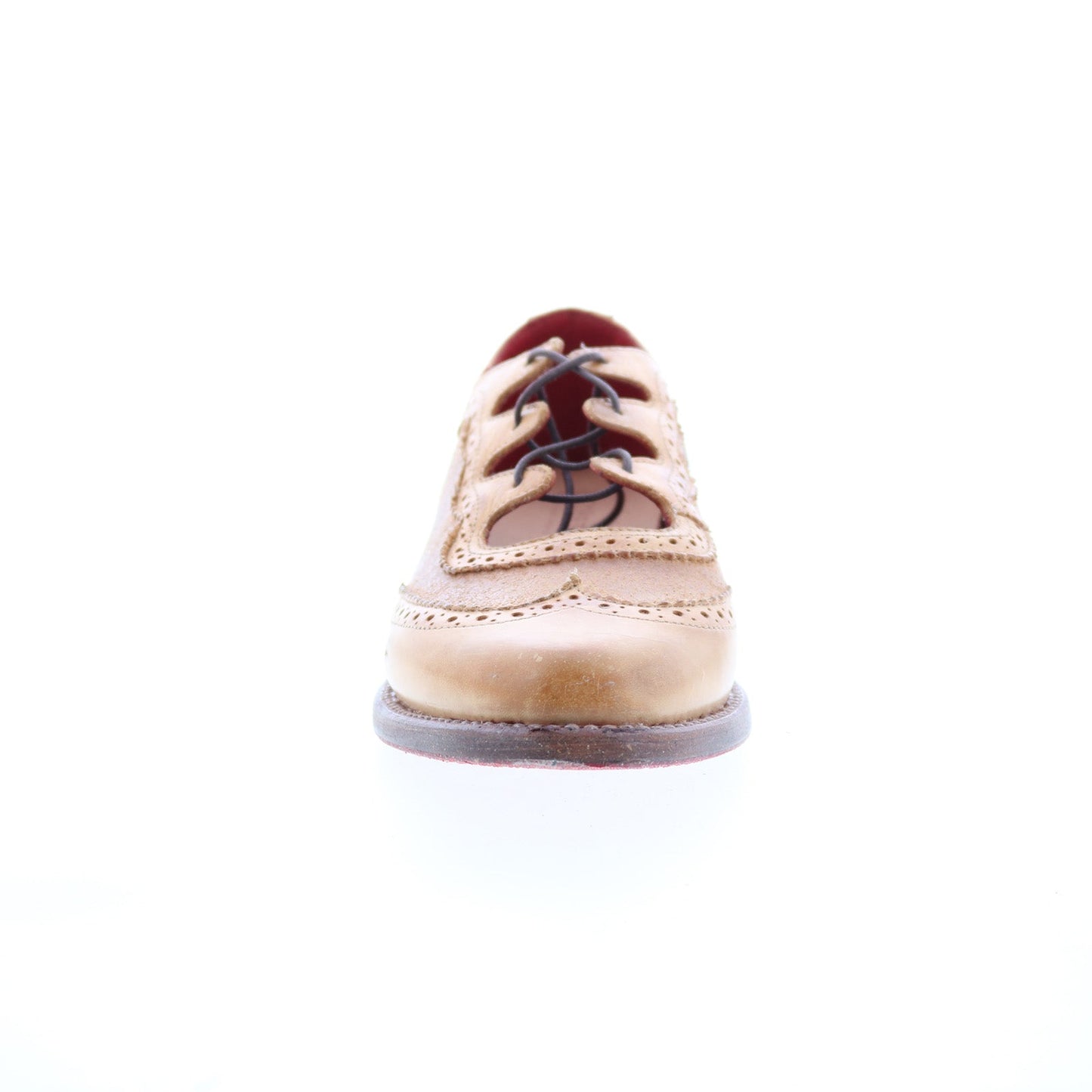 Bed Stu Doris II F519708 Womens Brown Leather Oxfords & Lace Ups Casual Shoes