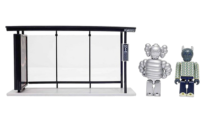 Medicom Bus Stop Series Volume 3 Vinyl Toy "Silver / Green" KAWS202468