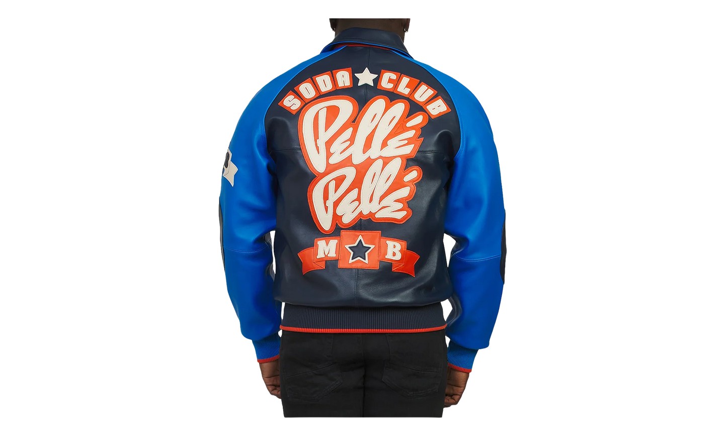 Classic Soda Club Jacket "Navy / Honolulu Blue" PP023