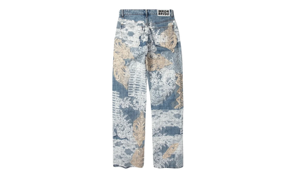 Grid Lace Denim "Sky" WDWFW23007 SKY